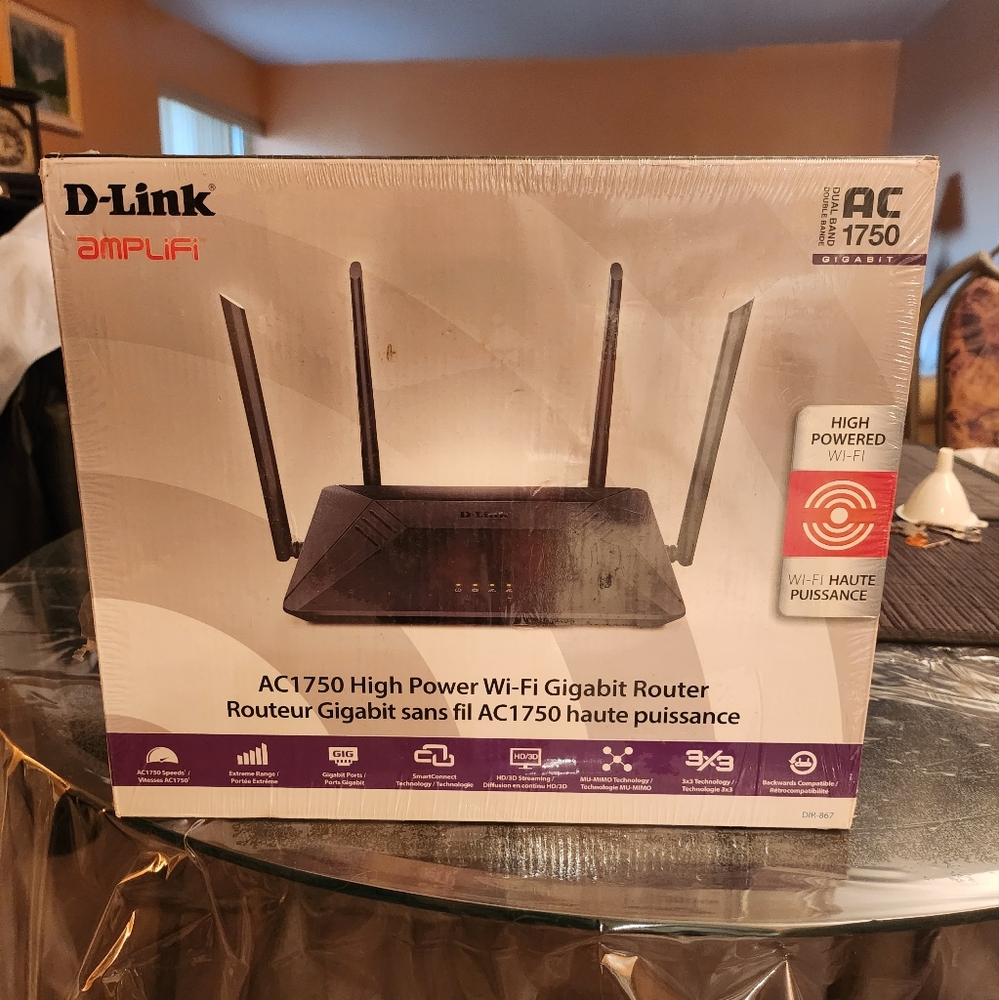 D-Link High Power wifi gigabit router
